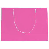 誕生日パーソナライズされたキュートガーリーヴィンテージトレンディー ラージペーパーバッグ (裏面)