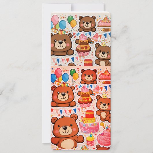 誕生日パーソナライズされたギフトカード (正面)