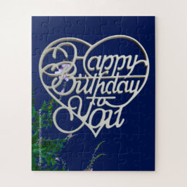 誕生日パーソナライズされたギフト2 ジグソーパズル