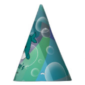 誕生日パーソナライズされたサメ パーティーハット (右)