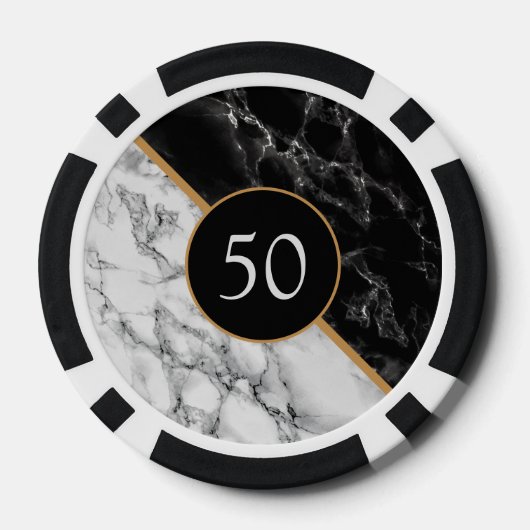 誕生日パーソナライズされたチップまたはトランプのポーカーチップ ポーカーチップ (裏面)