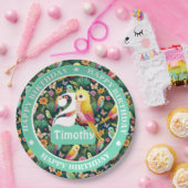 誕生日パーソナライズされたバルーン ペーパープレート (パーティー)
