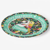 誕生日パーソナライズされたバルーン ペーパープレート (アングル)