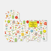 誕生日パーソナライズされたパーティーの好意ボックス フェイバーボックス (折り畳みなし)