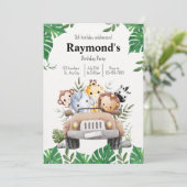 誕生日パーソナライズされたパーティーへの子供の招待 招待状 (スタンド正面)