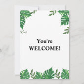 誕生日パーソナライズされたパーティーへの子供の招待 招待状 (裏面)