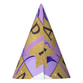 誕生日パーソナライズされたパーティーハット パーティーハット (裏面)