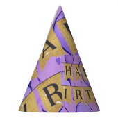 誕生日パーソナライズされたパーティーハット パーティーハット (左)