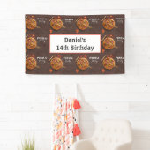 誕生日パーソナライズされたピザパーティー 横断幕 (インサイチュ)