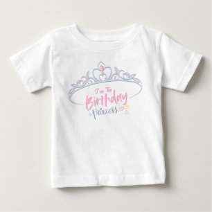 誕生日パーソナライズされたプリンセスキッズTシャツ ベビーTシャツ