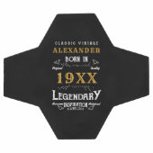 誕生日パーソナライズされたモノグラム伝説的な父 サッカーボール (フラット)