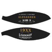 誕生日パーソナライズされたモノグラム伝説的な父 バスケットボール (パネル)