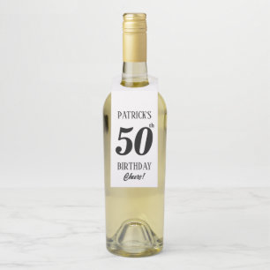 誕生日パーソナライズされたラベル、ショットボトルラベル ボトルネックタグ