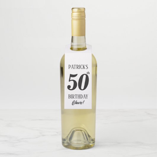 誕生日パーソナライズされたラベル、ショットボトルラベル ボトルネックタグ (ボトル)