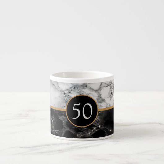 誕生日パーソナライズされた又は記念日エスプレッソカップ エスプレッソカップ (正面)