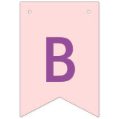 誕生日パーソナライズされた女 バンティングフラッグ (第2の旗)