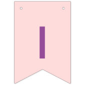 誕生日パーソナライズされた女 バンティングフラッグ (第3の旗)