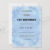 誕生日パーソナライズされた招待状 招待状 (正面)