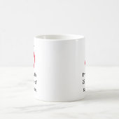 誕生日パーソナライズされた時代 コーヒーマグカップ (中央)