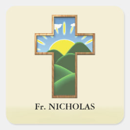 誕生日パーソナライズされた スクエアシール