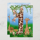 誕生日パーティの招待状 招待状 (正面/裏面)