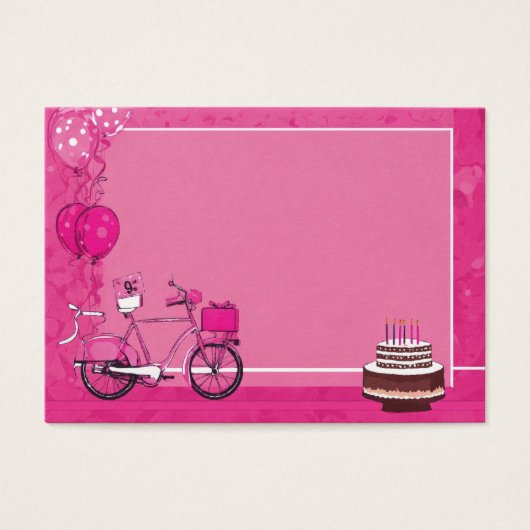 誕生日パーティギフトカード (正面)