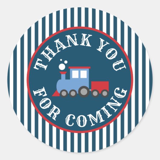 誕生日パーティステッカーのトレーニング ラウンドシール (正面)