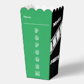 誕生日パーティスナック映画ナイトポップコーンスタイリッシュ フェイバーボックス (裏面)