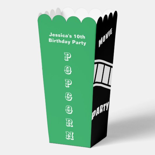誕生日パーティスナック映画ナイトポップコーンスタイリッシュ フェイバーボックス (正面)