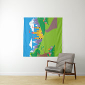 誕生日パーティセルフィー写真プリンセスナイト タペストリー (インサイチュ)