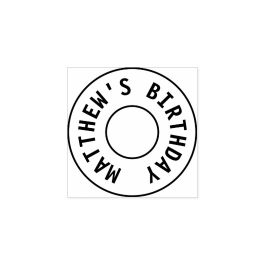 誕生日パーティハンドスタンプ ラバースタンプ (インプリント)