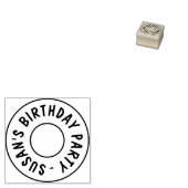 誕生日パーティハンドスタンプ ラバースタンプ (押印)