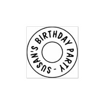 誕生日パーティハンドスタンプ