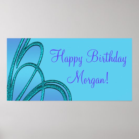 誕生日パーティバナーのポスター ポスター (正面)