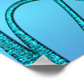 誕生日パーティバナーのポスター ポスター (角)