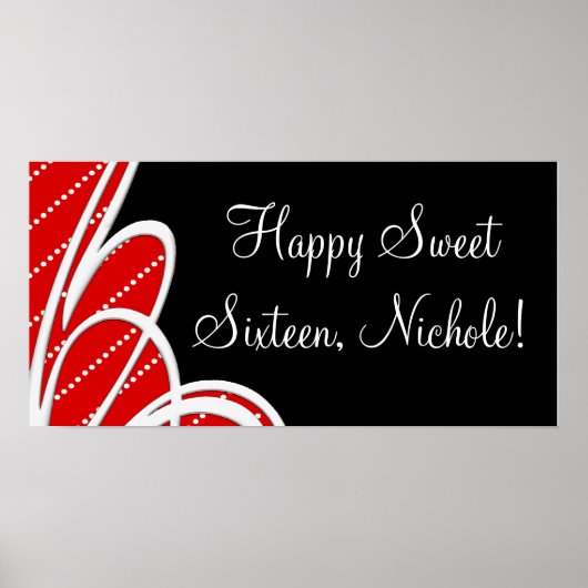 誕生日パーティバナーのポスター ポスター (正面)