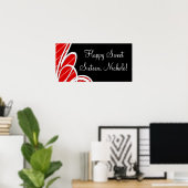 誕生日パーティバナーのポスター ポスター (ホームオフィス)