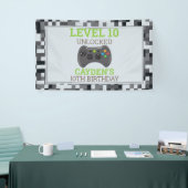 誕生日パーティバナー上のビデオゲームゲーム 横断幕 (トレードショー)