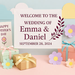 誕生日パーティバナー | の結婚歓迎サイン 横断幕