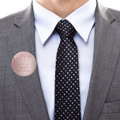 誕生日パーティバラ金ゴールドグリッタードライブ名 缶バッジ