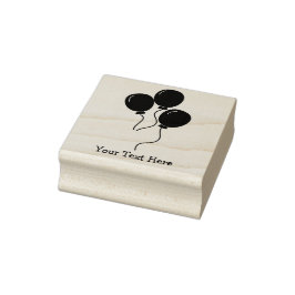 誕生日パーティバルーンカスタム文字 ラバースタンプ