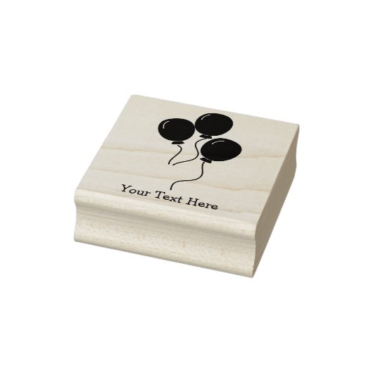 誕生日パーティバルーンカスタム文字 ラバースタンプ (スタンプ)