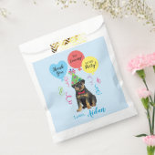 誕生日パーティバルーンロットワイラー優先バッグ フェイバーバッグ (封をした状態)