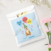 誕生日パーティバルーン柴犬 フェイバーバッグ (封をした状態)