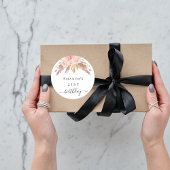 誕生日パーティパンパスグラスバラ金ゴールドフローラ ラウンドシール