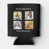 誕生日パーティフォトコラージュ 缶クーラー (正面)