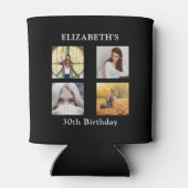 誕生日パーティフォトコラージュ 缶クーラー (裏面)