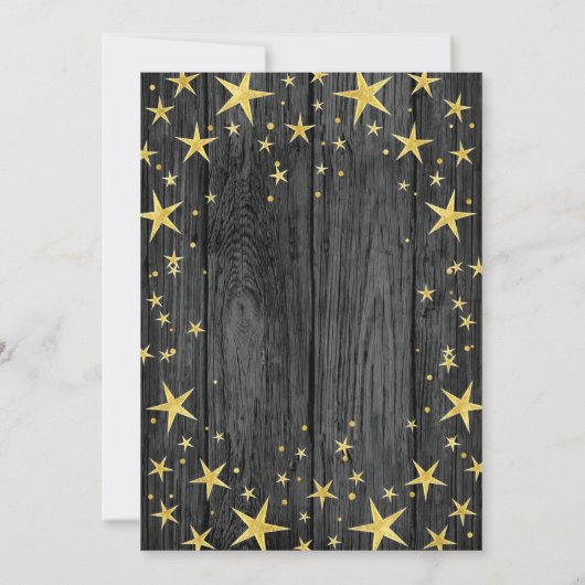 誕生日パーティフラット招待状カード、サイズ: 5" x 7" 招待状 (裏面)