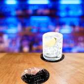 誕生日パーティブラックバラ金ゴールドグリッターバルーン ラウンドペーパーコースター