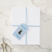 誕生日パーティベルギーシェプドッグありがとう ギフトタグ (より糸付き)